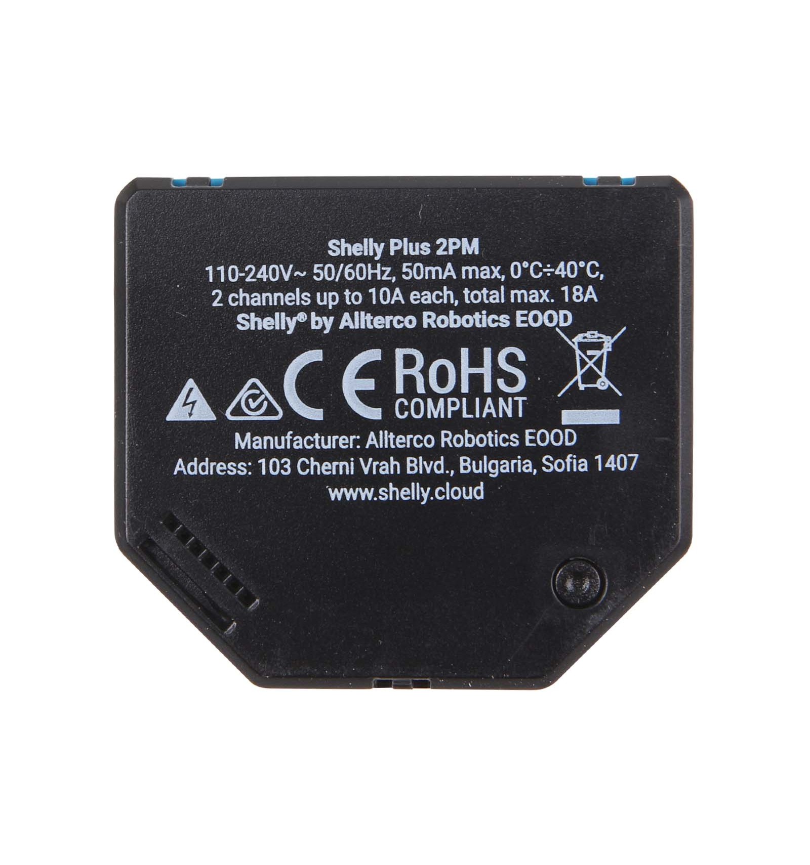 Comprar Shelly Plus 2PM  WiFi & Bluetooth 2 Channels Smart Relay