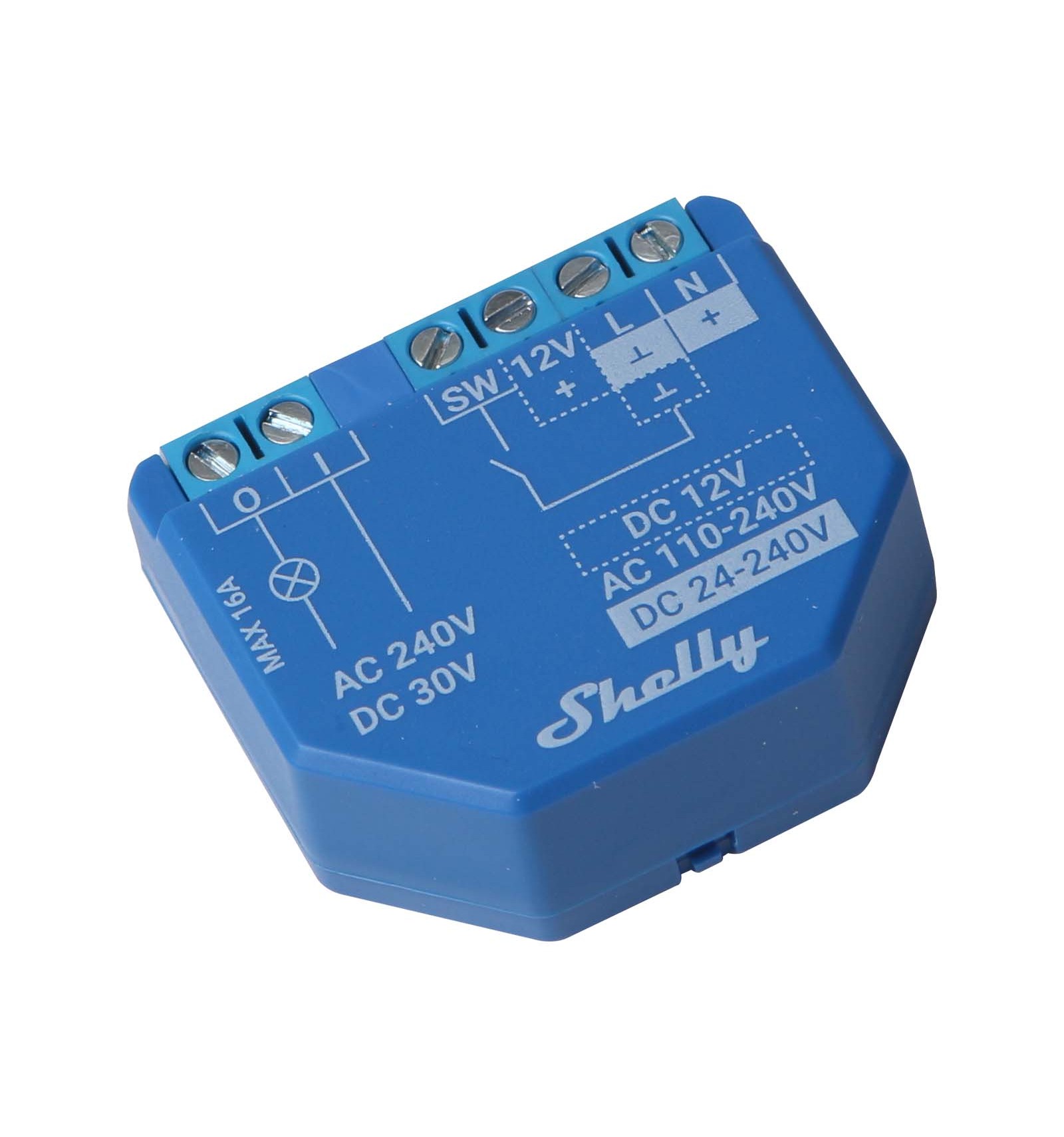 Shelly Plus 1 UL, WiFi & Bluetooth Smart Relay Switch