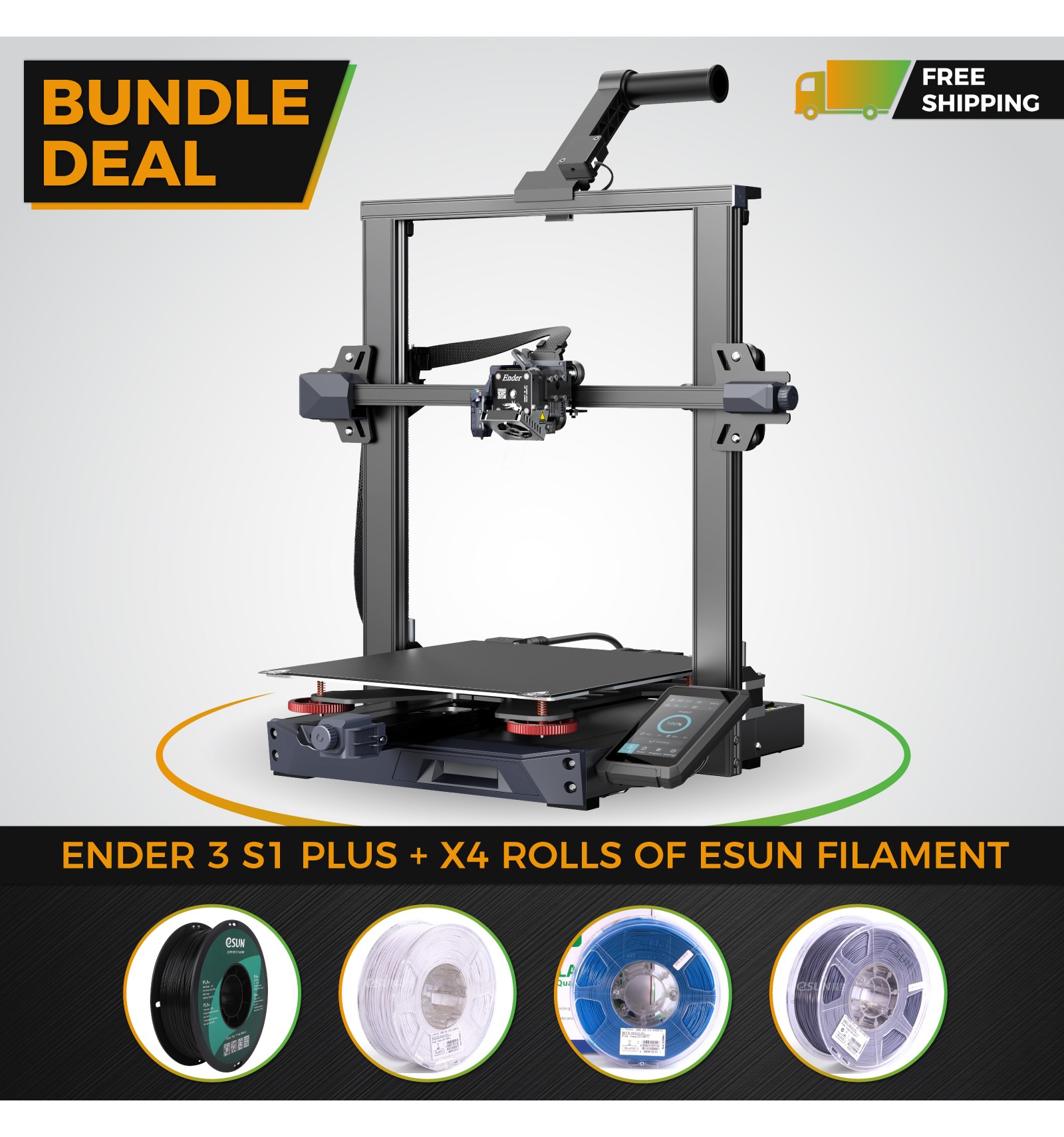 Buy 2 Get 1 free] eSUN 3D Printer PLA+ PLA PLUS Pro Filament 1.75mm  Multi-color